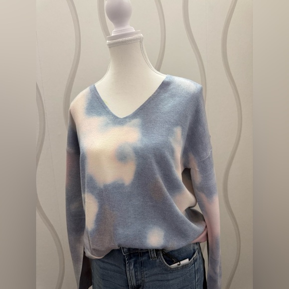 Blue and Pink Tie-Dye Sweater - Picture 3 of 6